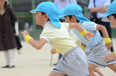 年長50M計測＆三園対抗リレー大会（小川）